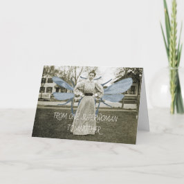 VAN DE ENE SUPERVROUW NAAR DE ANDERE 1890 VLIEGEND KAART