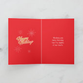 Van de ene Trini naar de andere tropische kerst Feestdagen Kaart (Binnen)