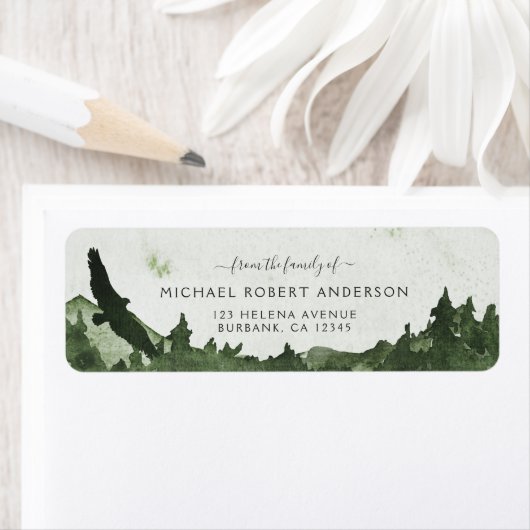 Van de Familie van het Etiket van het Adres van de (Insitu)