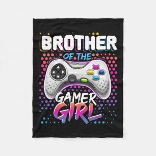 Van de Gamer Girl Matching Videospel Verjaardag Gi Fleece Deken