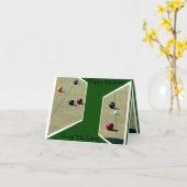 Van de gang, de gekweekte Bowls Kaart van de klein (Gele Bloem)