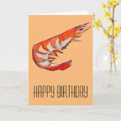 Van de garnalenzeevruchten van de garnaal de kaart (Gele Bloem)