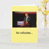 Van de "geen collusie" verjaardag de kaart van de (Gele Bloem)