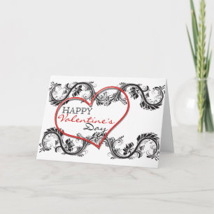 Van de "gelukkige Valentijnsdag" romantische het Feestdagen Kaart