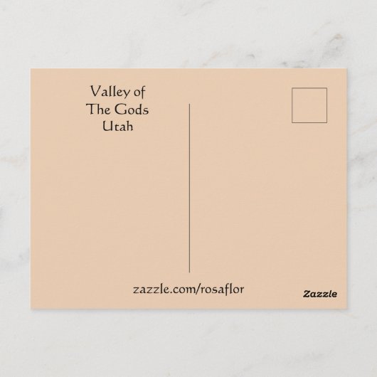 Van de goden briefkaart (Achterkant)