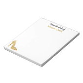 Van de "Gold Sequin High Hiel Fashionista" Notitieblok (Linkerzijde)