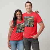 Van de grens begonnen, nu zijn we hier... t-shirt (Unisex)