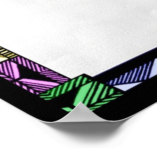 van de grond poster (Hoek)