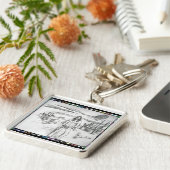 van de grond sleutelhanger (Zijkant)