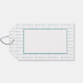 Van de haak van Crochet Cadeaulabel (Achterkant Horizontaal)