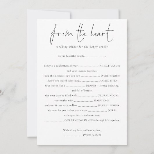 Van de hartewensen tot de Kaart van het bruiloftss (Voorkant)