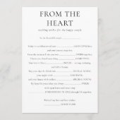 Van de hartewensen tot de Kaart van het bruiloftss (Voorkant)