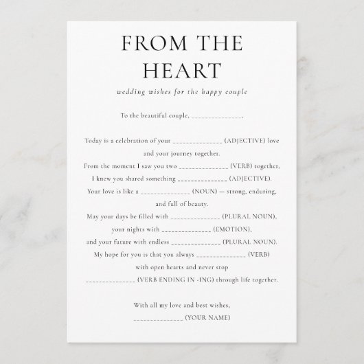 Van de hartewensen tot de Kaart van het bruiloftss (Voorkant)