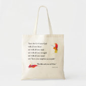 Van de Heer van je God Tote Bag (Voorkant)