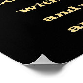 Van de Heer van uw God poster (Hoek)