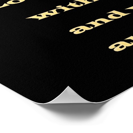 Van de Heer van uw God poster (Hoek)