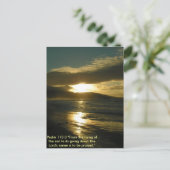 Van de het 113:3zonsondergang van de psalm de briefkaart (Staand voorkant)