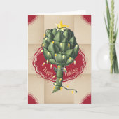 Van de het voedselverkoper van de Kerstboom van de Feestdagen Kaart (Voorkant)