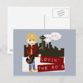 Van de jaren '90. briefkaart (Voorkant / Achterkant)