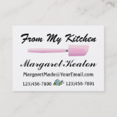 Van de Kaap / Strand Keuken - SRF Visitekaartje (Achterkant)