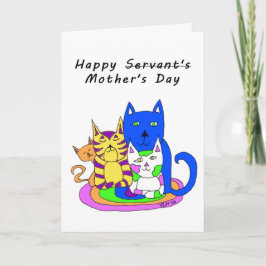 Van de Kaart van het Moederdag van Katten