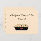 Van de kaart voor het ontvangen van het hart (Voorkant / Achterkant)