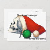 Van de Kaarten van de Vakantie van de Haak Feestdagenkaart (Voorkant / Achterkant)