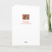 "Van de kat"-Wenskaart op zaterdag personaliseren Kaart (Achterkant)