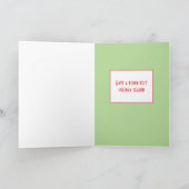 Van de kerstKaart Cat Kaart (Binnen)