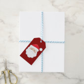 Van de kerstman met aangepaste kofferkerst cadeaulabel (Met Touw)