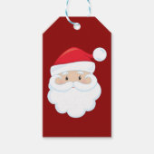 Van de kerstman met aangepaste kofferkerst cadeaulabel (Voorkant)