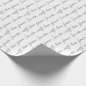 Van de Kerstman, met liefde Cadeaupapier (Hoek)