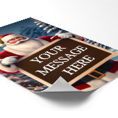 Van de kerstman, met liefde: uw op maat gemaakte f poster (Hoek)