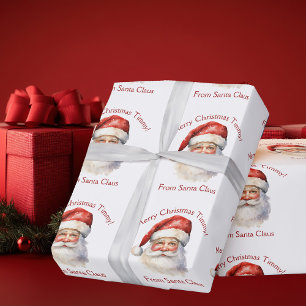 Van de Kerstman Persoonlijke Kinderen Kerstmis Cadeaupapier