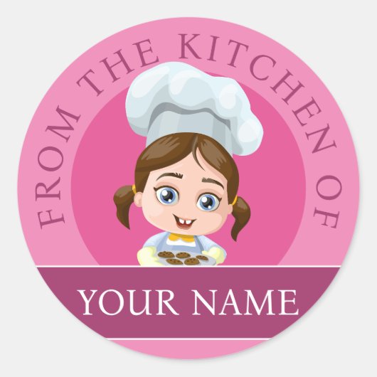 Van de keuken van Custom Sticker (Voorkant)