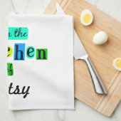 Van de keuken van de Keuken van de Keukenkeuken va Theedoek (Quarter Fold)