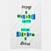 Van de keuken van de Keuken van de Keukenkeuken va Theedoek (Verticaal)