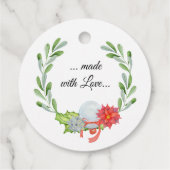 Van de Keuken van de Keuken van de Kustkerst Klass Bedankjes Labels (Achterkant)