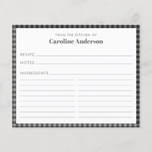 Van de keuken van de naam zwarte geplakte Kaart