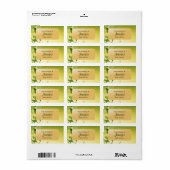 Van de keuken van - de Sjabloon van het Etiket (Full Sheet)