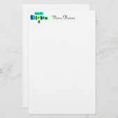 Van de Keuken van de Vergroten Douane Stationery v Briefpapier (Voorkant / Achterkant)