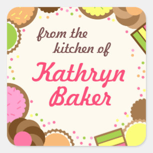 Van de keuken van het etiket van de Naam, de samen