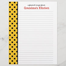 Van de Keuken van Nana Polka Dot Recipe Page