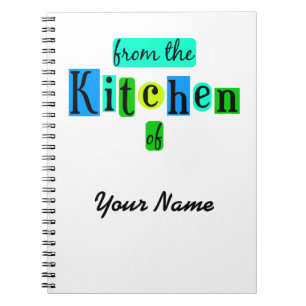 Van de keuken van Retro op maat notitieboek