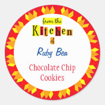 Van de keuken van Retro Starburst Editable