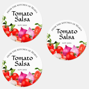 Van de keuken van   Tomato Salsa Homemade Labels