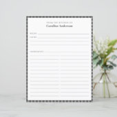 Van de keuken | Zwarte grijze pagina voor het verz (Staand voorkant)