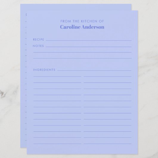 Van de Keukenstutten Paars-ontvanger (Voorkant / Achterkant)