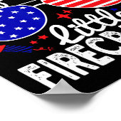 Van de kleine voetzoeker grappig 4th van juli vade poster (Hoek)