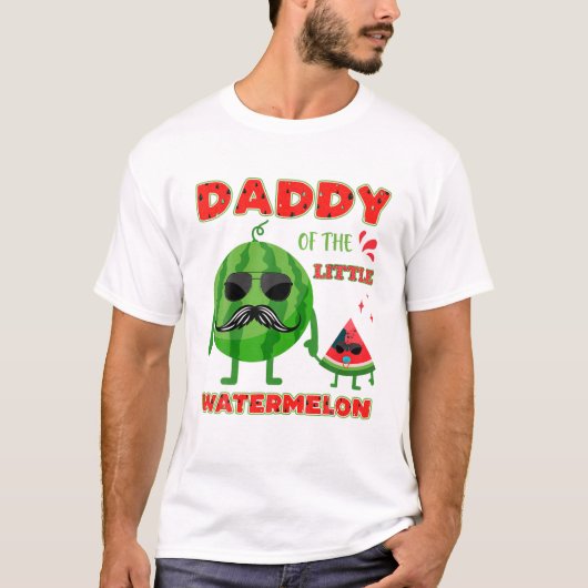 Van de kleine watermeloen liefhebber t-shirt (Voorkant)
